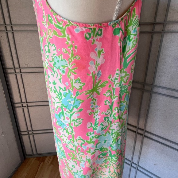 Lilly Pulitzer “Southern Charm Dusk Dress” in Flamingo Pink size small - Picture 8 of 11